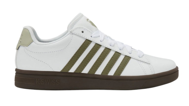 KSwiss Sneaker Court Tiebreak II (Leder) 2025 weiss/olive Herren
